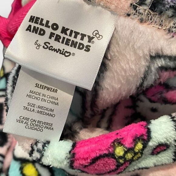 Hello Kitty Sanrio Melody Panels Fuzzy Soft Touch Pajama Pants Womens size M New - Picture 9 of 9
